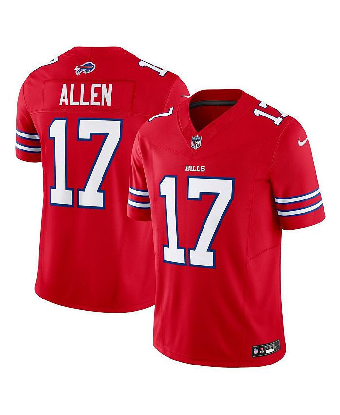 Men's Nike Josh Allen Red Buffalo Bills Alternate Game Jersey, Size: Medium