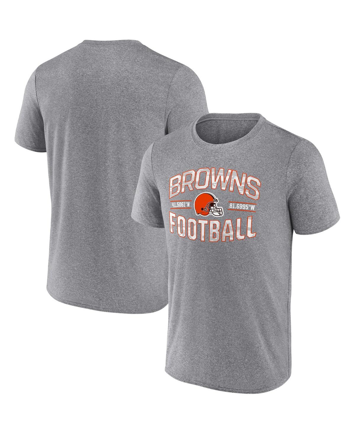 Fanatics Branded Heathered Gray Cleveland Browns Want To Play T-shirt In Heathered Gray