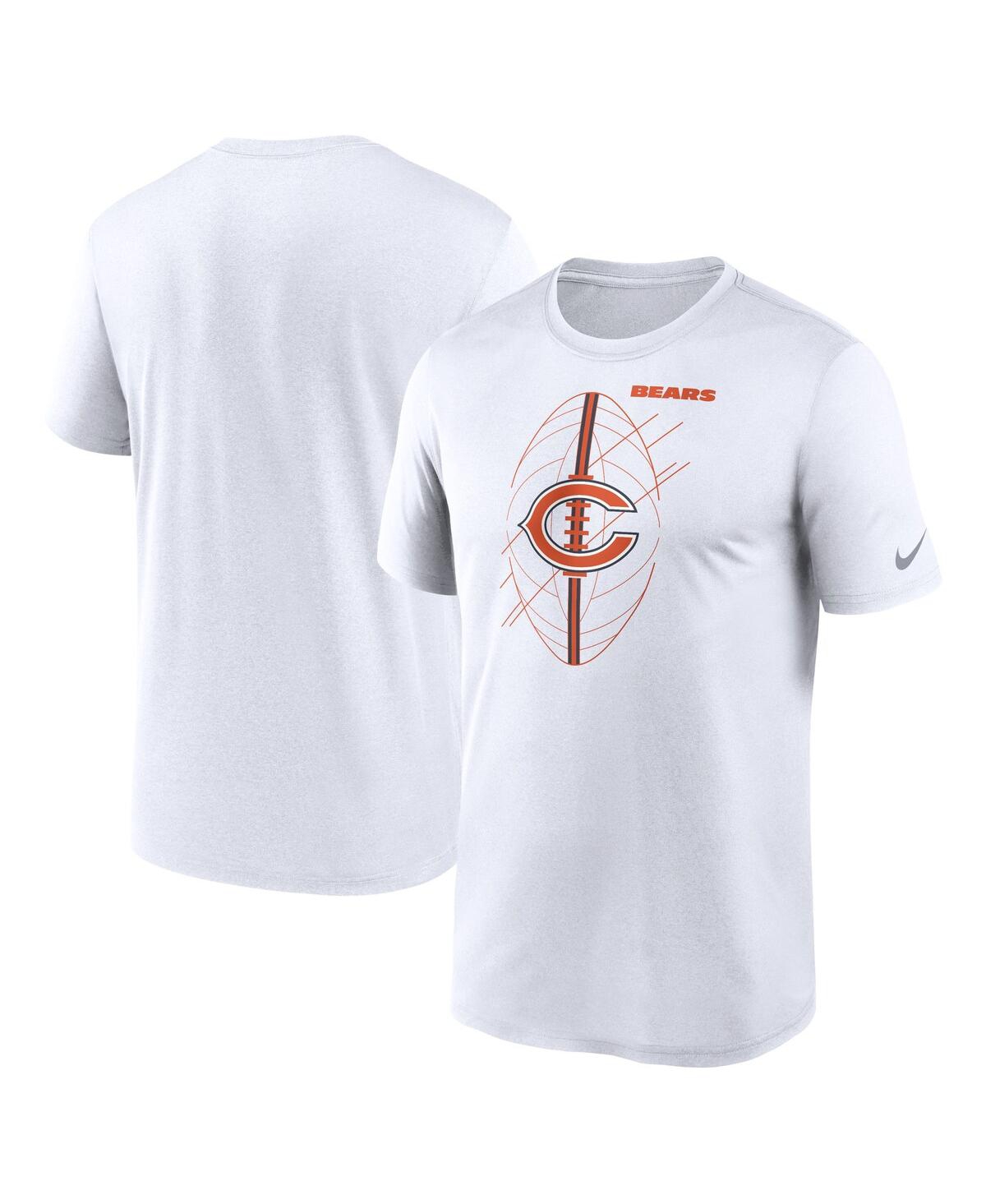 Nike Men's  White Chicago Bears Legend Icon Performance T-shirt