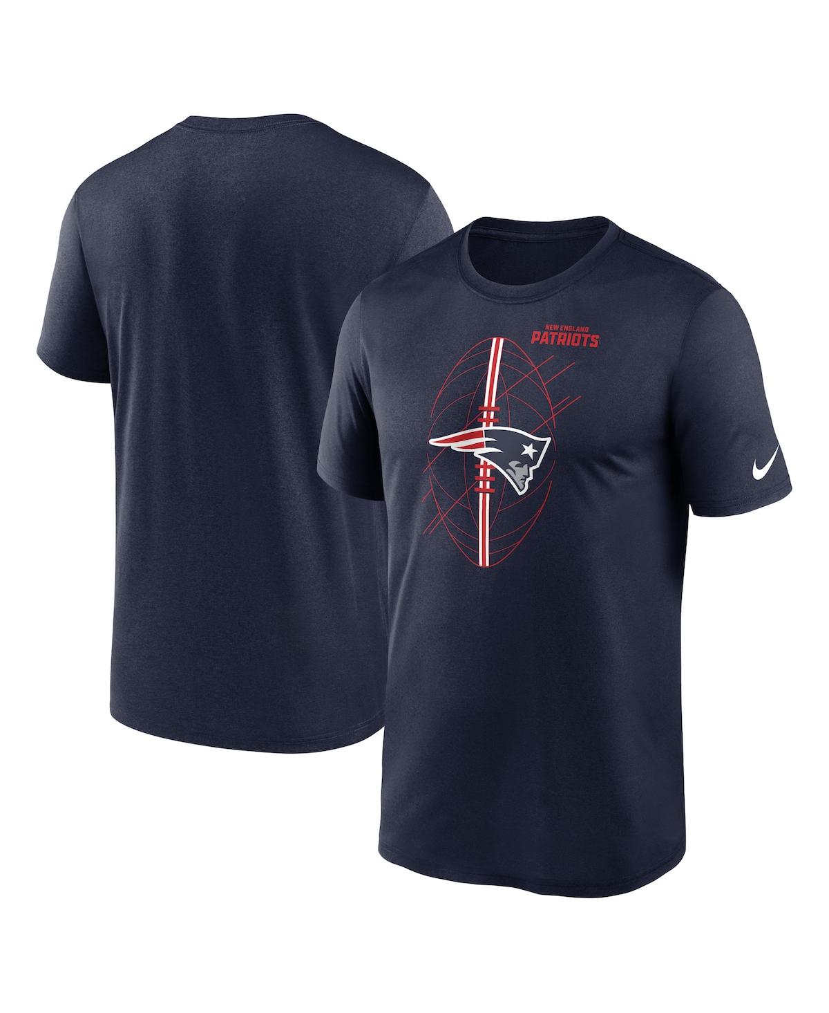 Shop Nike Men's  Navy New England Patriots Legend Icon Performance T-shirt