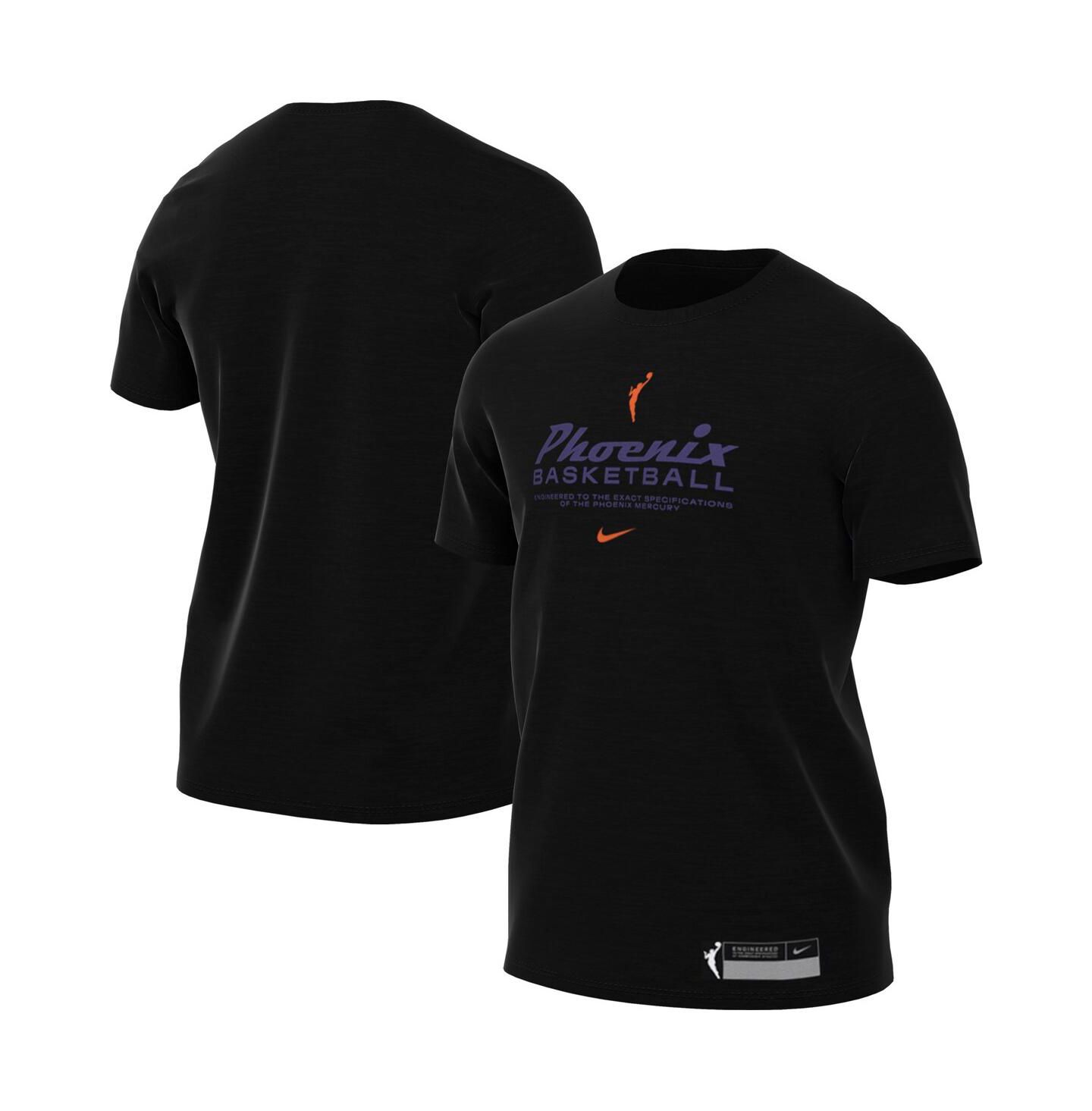 Мужская футболка Nike Black Phoenix Mercury On Court Legend Essential Practice — фото 2