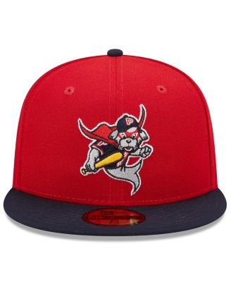 Men's Red, Navy Portland Sea Dogs Marvel x Minor League 59FIFTY Fitted Hat