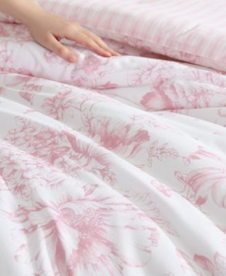 Delphine Cotton Reversible 2 Piece Comforter Set, Twin