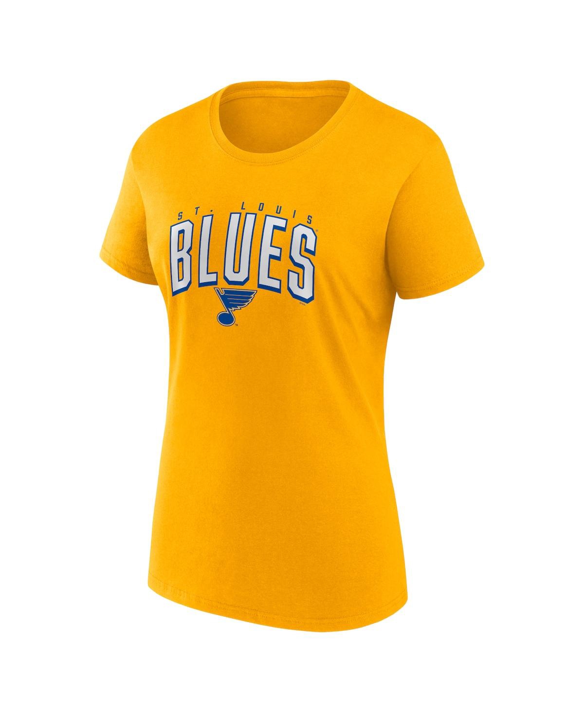 Women's Fanatics Gold St. Louis Blues Two-Pack Fan T-shirt Set - Gold