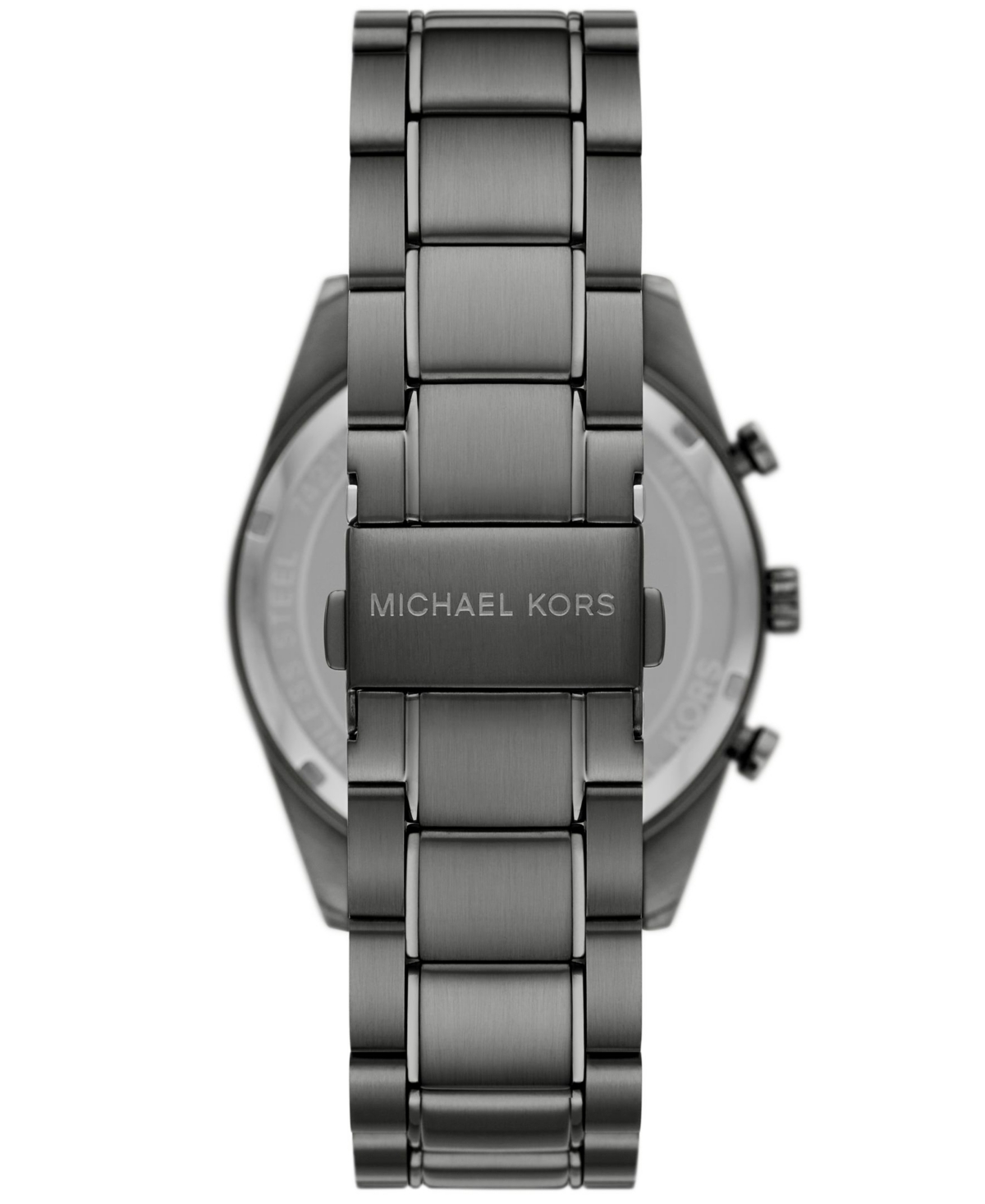 Shop Michael Kors Men's Warren Quartz Chronograph Gunmetal-tone Stainless Steel Watch 42mm