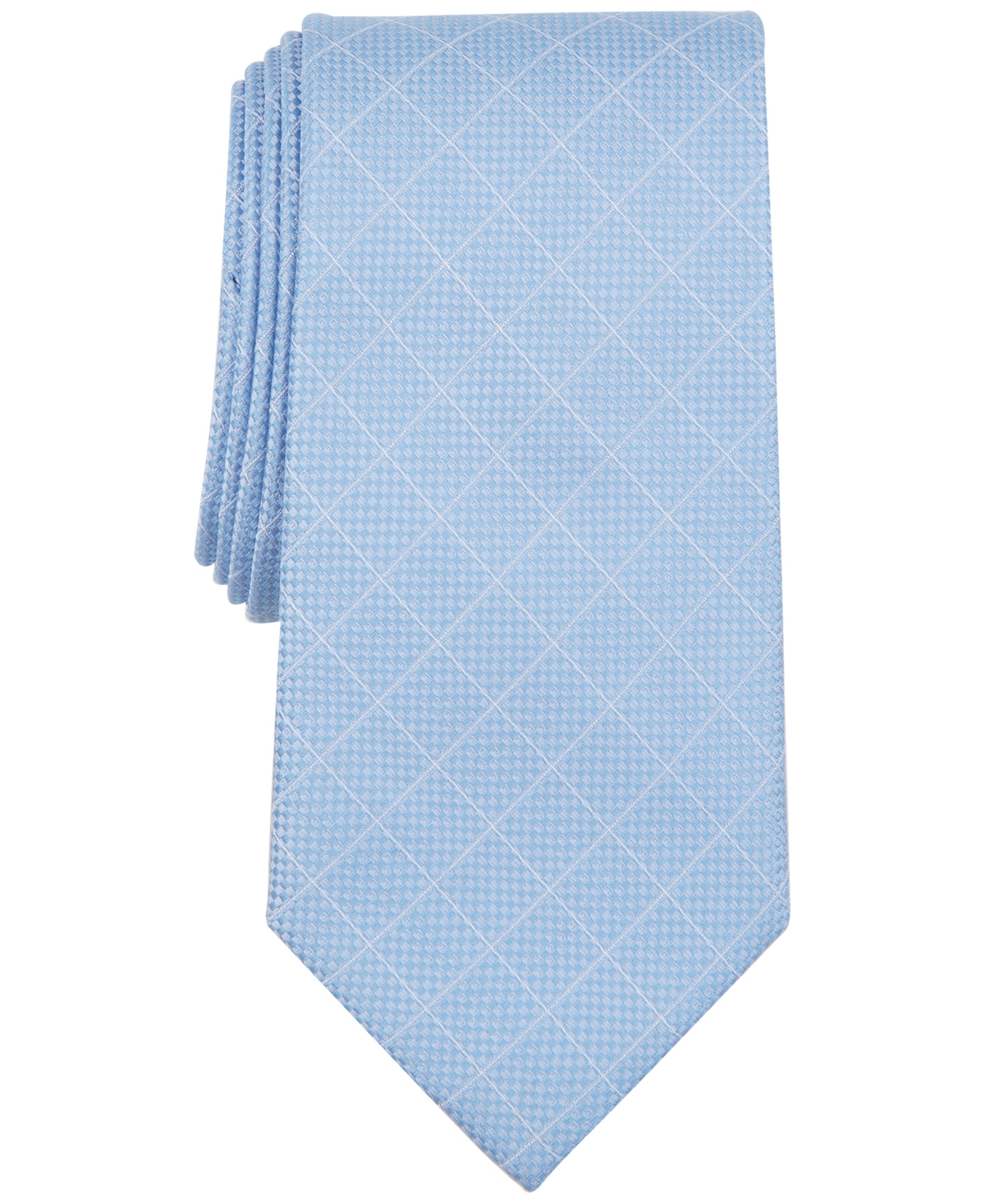 Shop Michael Kors Men's Rubin Grid Tie In Sky