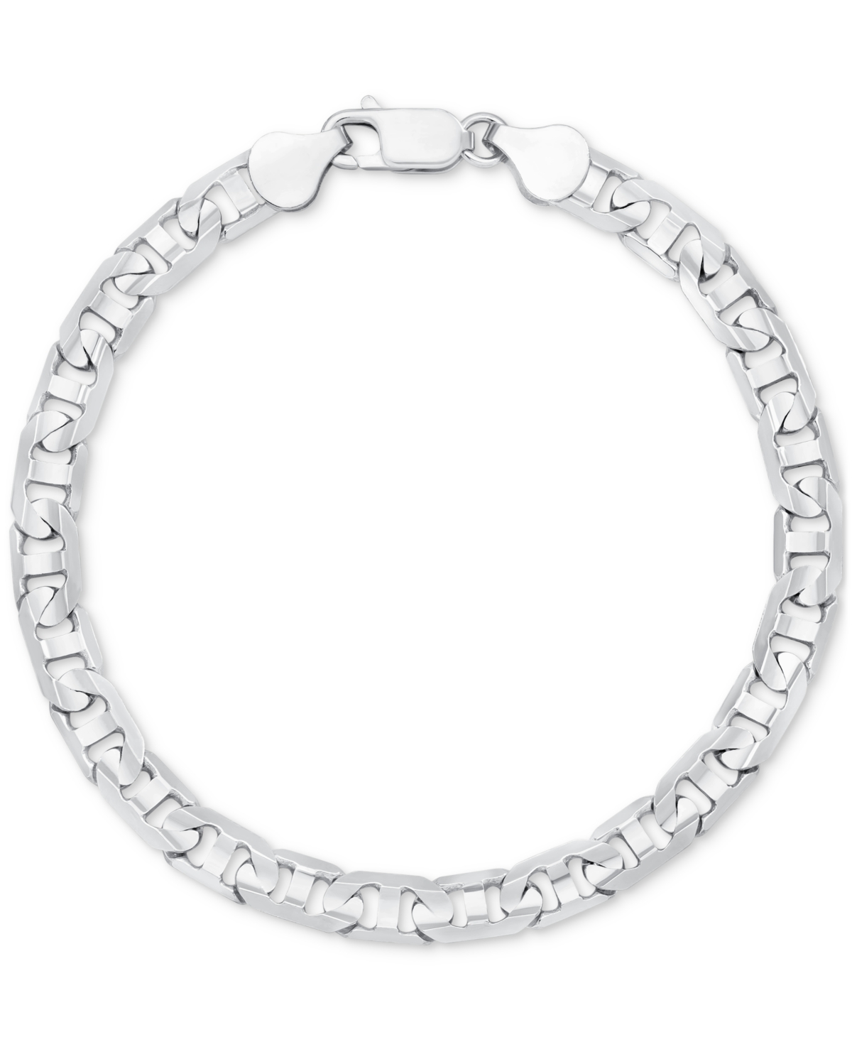 Macy's Men's Mariner Link Chain Bracelet In 14k Gold-plated Sterling Silver