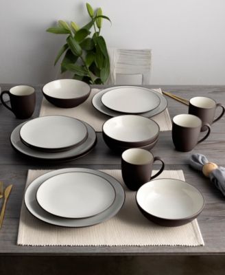 Colorwave Coupe 16 Pc. Dinnerware Set, Service for 4
