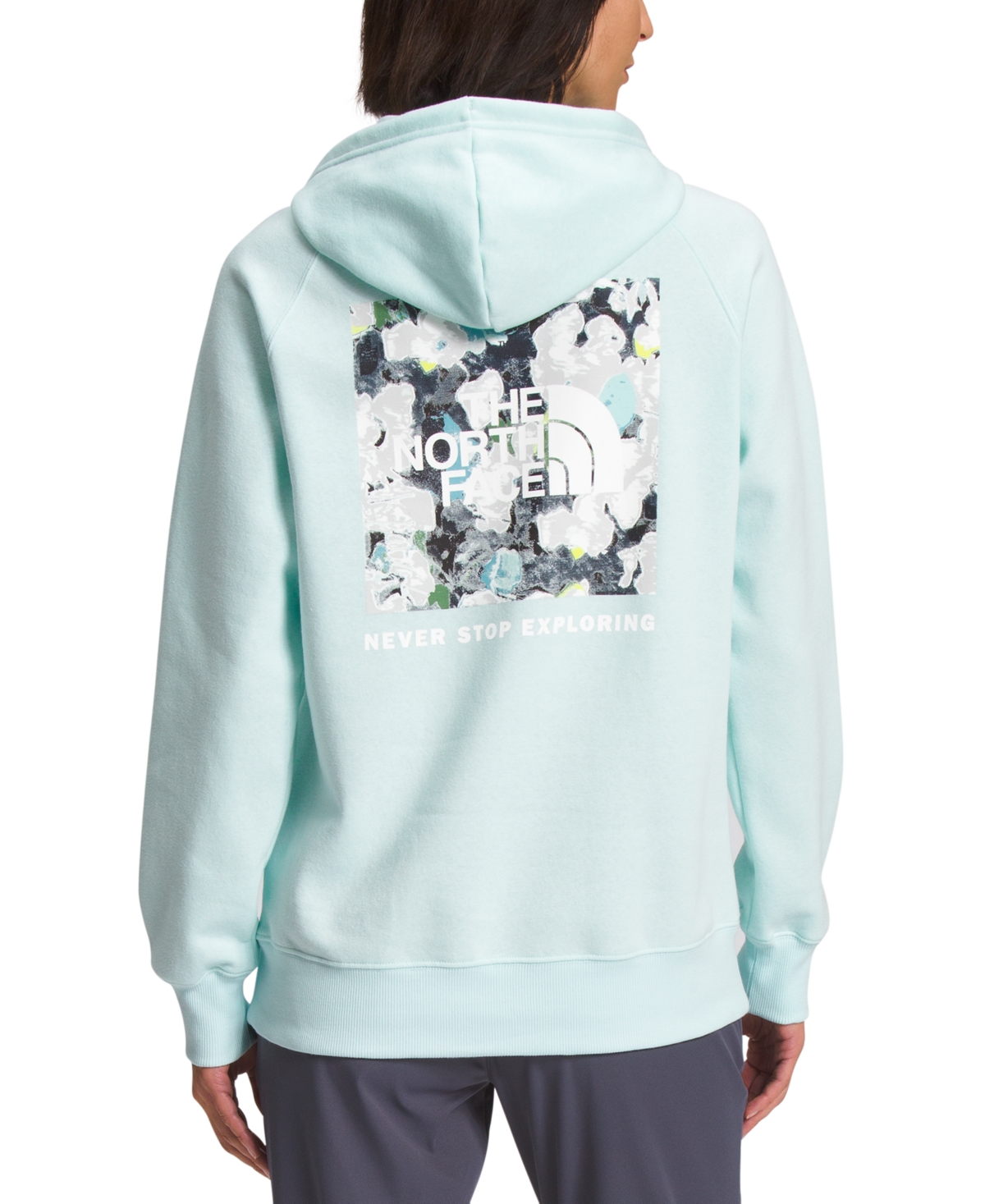 The North Face Heavyweight Box Pullover Hoodie In Blue