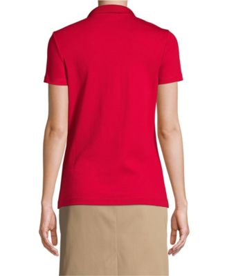 Women's Short Sleeve Feminine Fit Interlock Polo Shirt