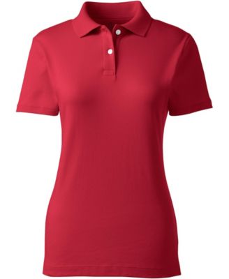 Women's Short Sleeve Feminine Fit Interlock Polo Shirt