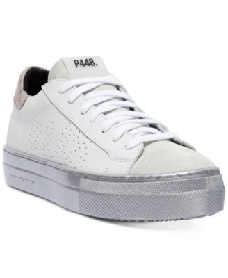 P448 - Women's Thea Lace-Up Low-Top Platform Sneakers