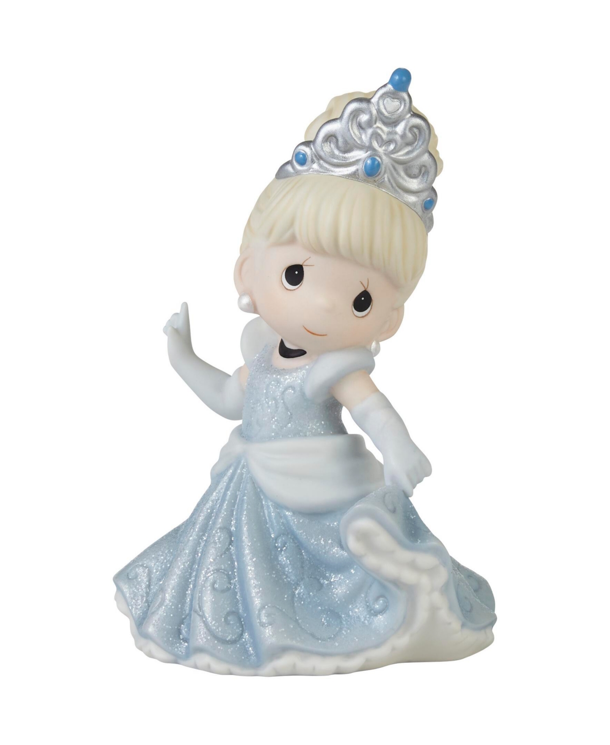 Precious Moments Happily Ever After Disney Cinderella Bisque Porcelain Figurine In Multicolored