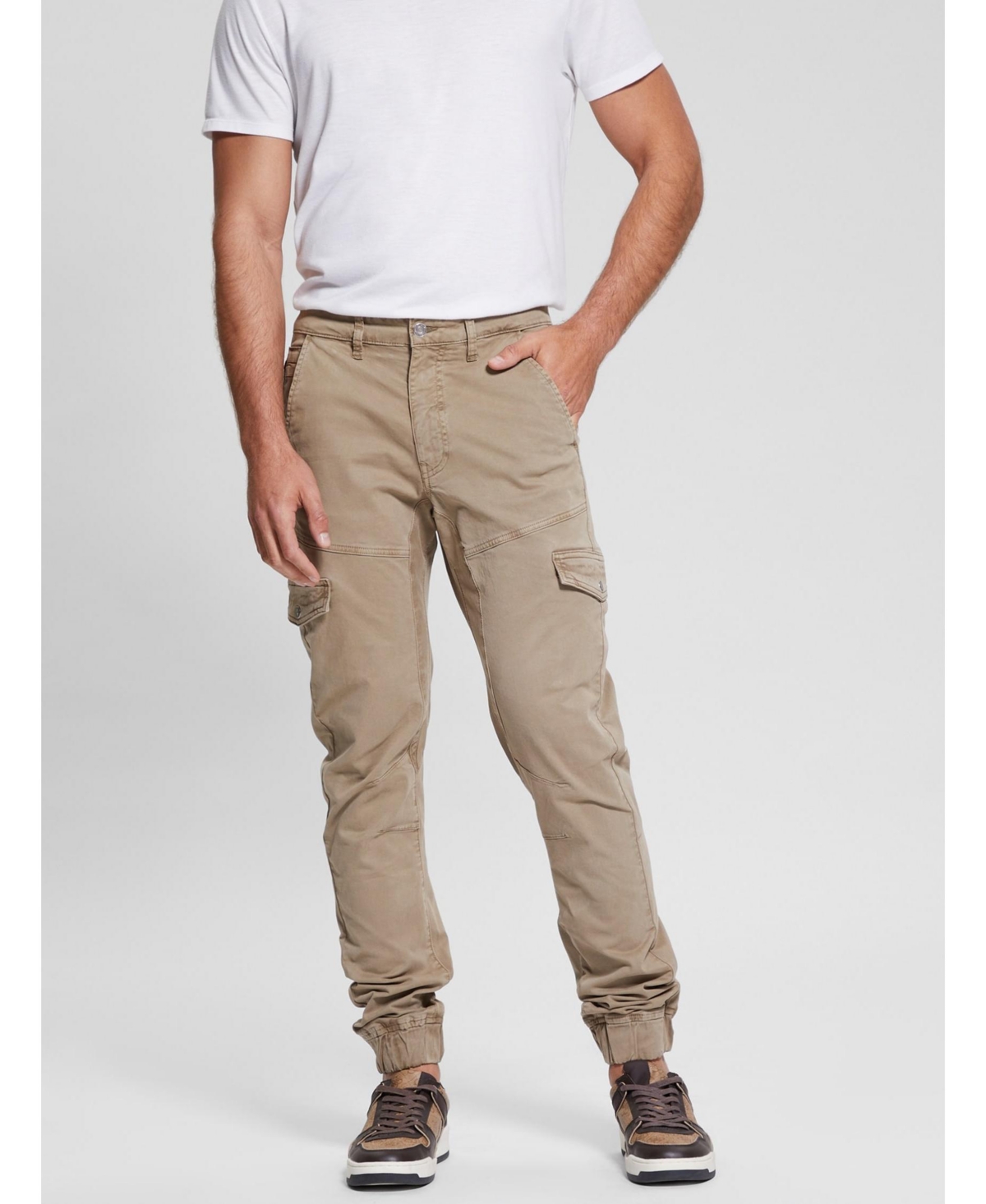 Guess cargo pants mens clearance