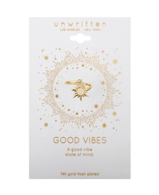 Cubic Zirconia, Faux Opal and Imitation Pearl Ring