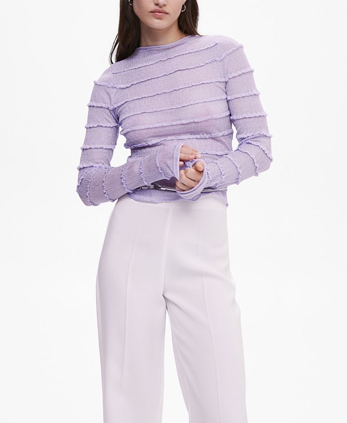 Macy's purple sweater online