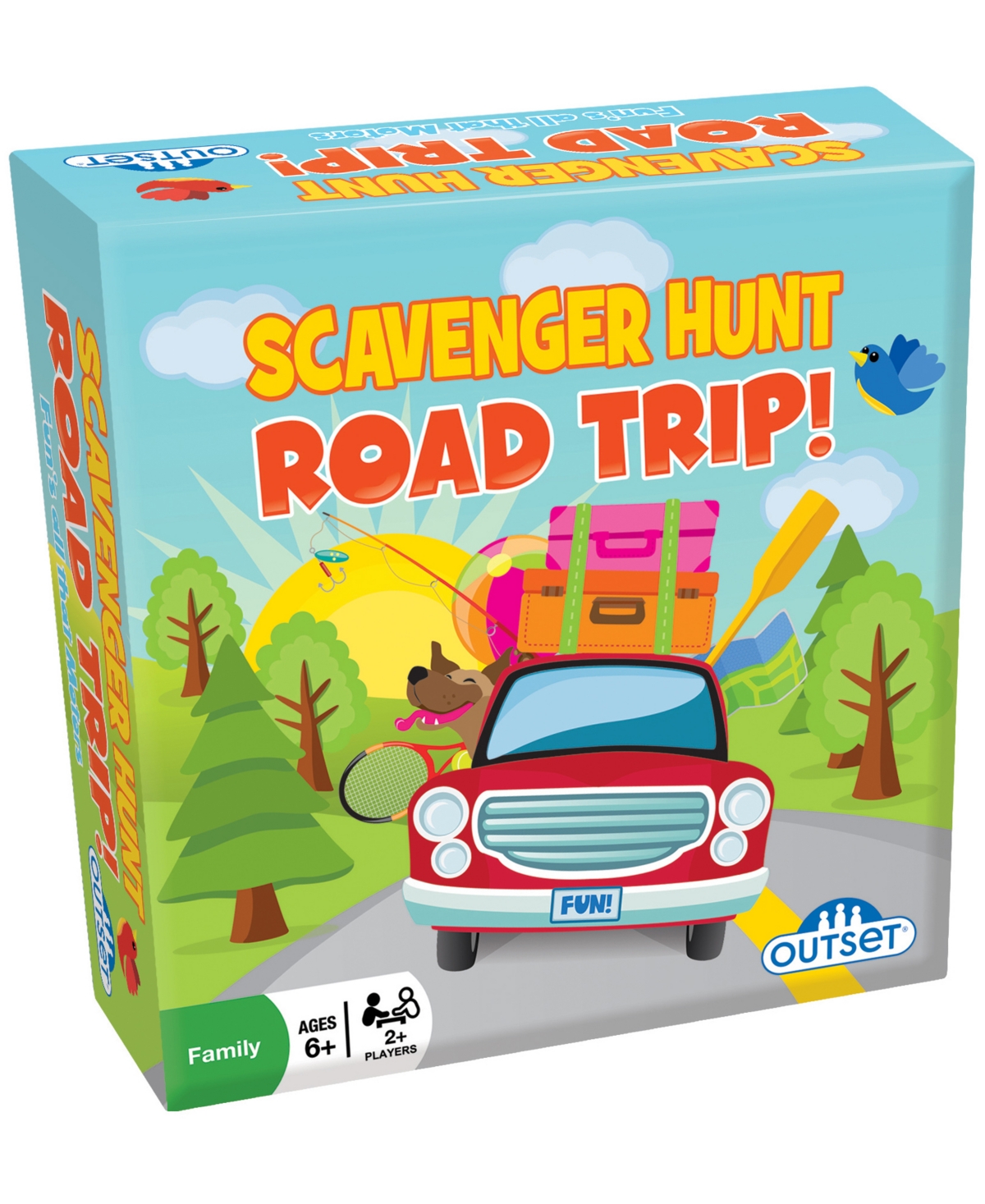 University Games Kids' Outset Media Scavenger Hunt Road Trip Travel Game In No Color