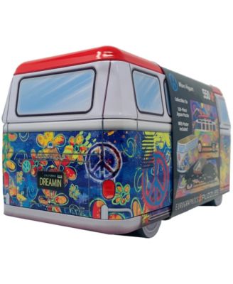 Incorporated Volkswagen Wave Hopper Collectible Bus-Shaped Tin Puzzle, 550 Pieces