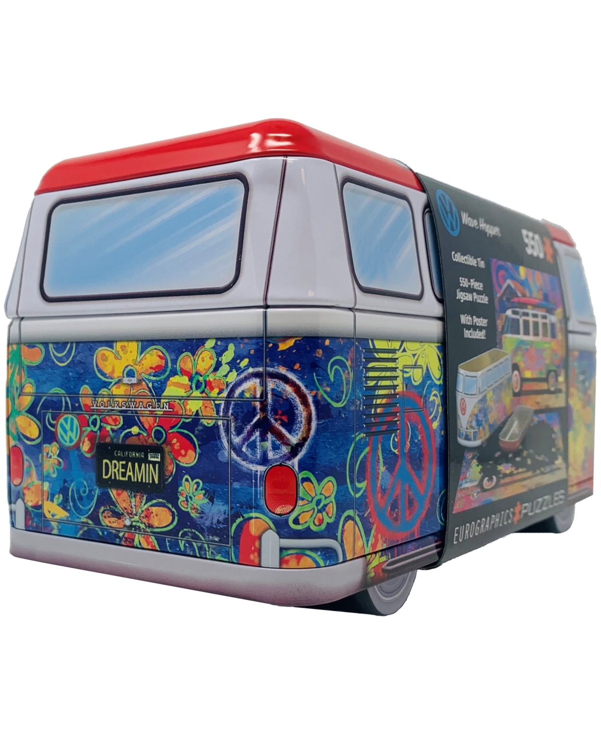 Shop University Games Eurographics Incorporated Volkswagen Wave Hopper Collectible Bus-shaped Tin Puzzle, 550 Pieces In No Color