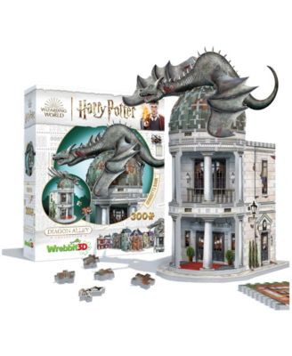 Wrebbit Harry Potter Diagon Alley Collection Gringotts Bank 3D Puzzle, 300 Pieces