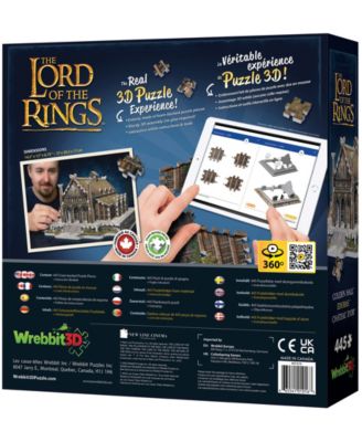 Wrebbit the Lord of the Rings Golden Hall Edoras 3D Puzzle, 445 Pieces