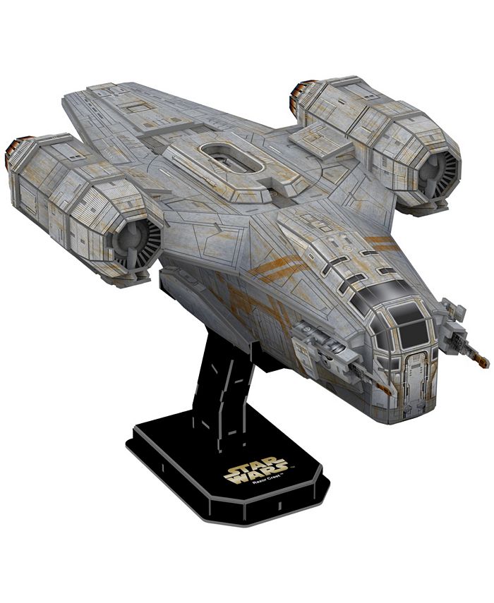 4D Cityscape Star Wars the Mandalorian Razor Crest Paper Model Kit, 140 ...