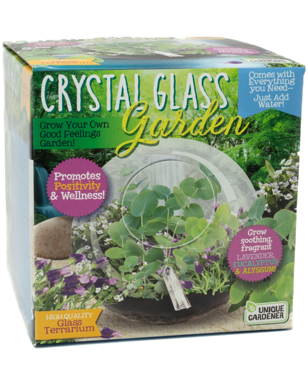 Shop Areyougame Unique Gardener Glass Terrarium Crystal Glass Garden Plant Kit In No Color