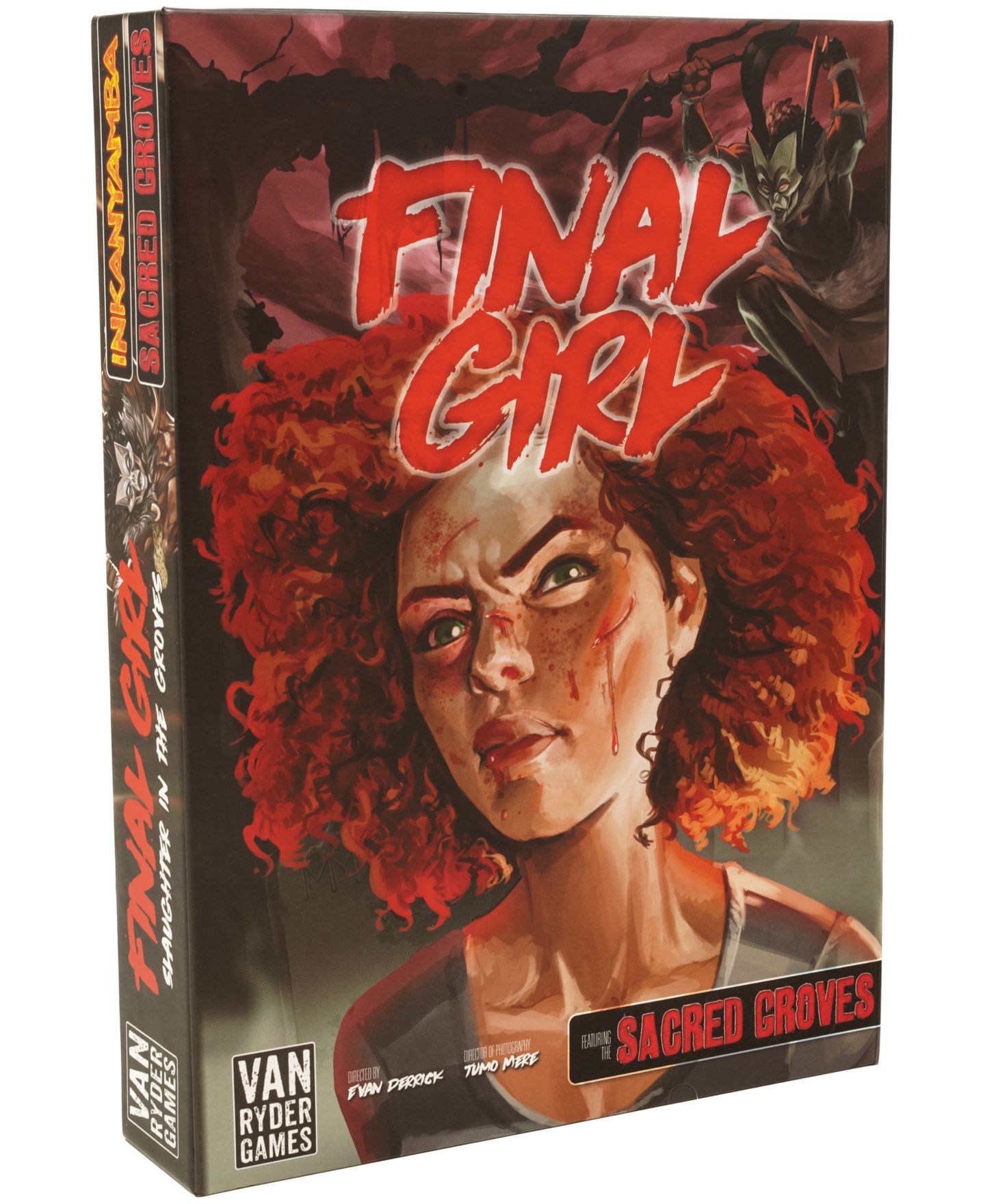 Детские настольные игры University Games Final Girl Slaughter in the Groves Strategy Horror Expansion Pack Board Game, Ages 14+ — фото 2
