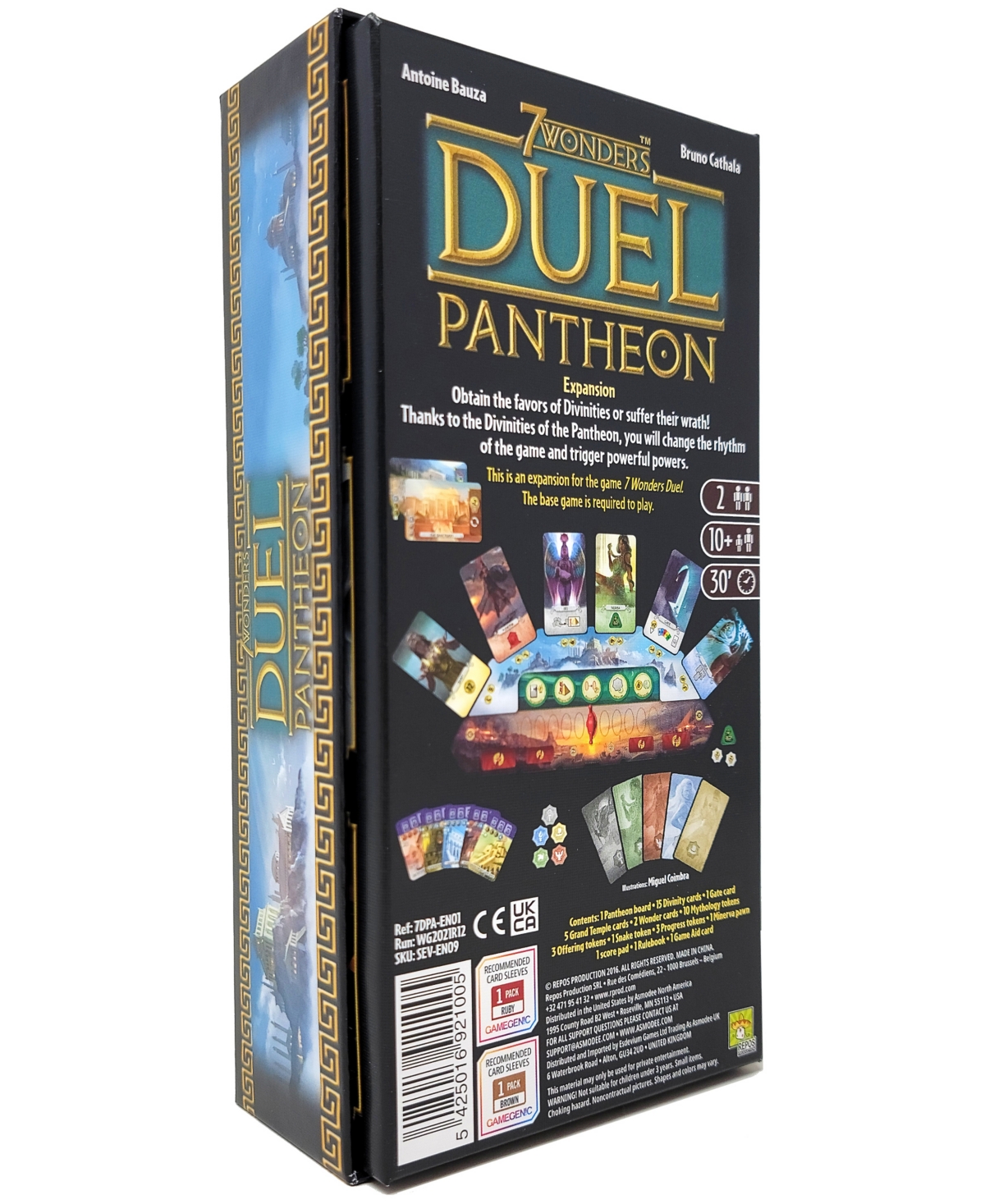 University Games Repos Production 7 Wonders Duel Pantheon Expansion In No Color