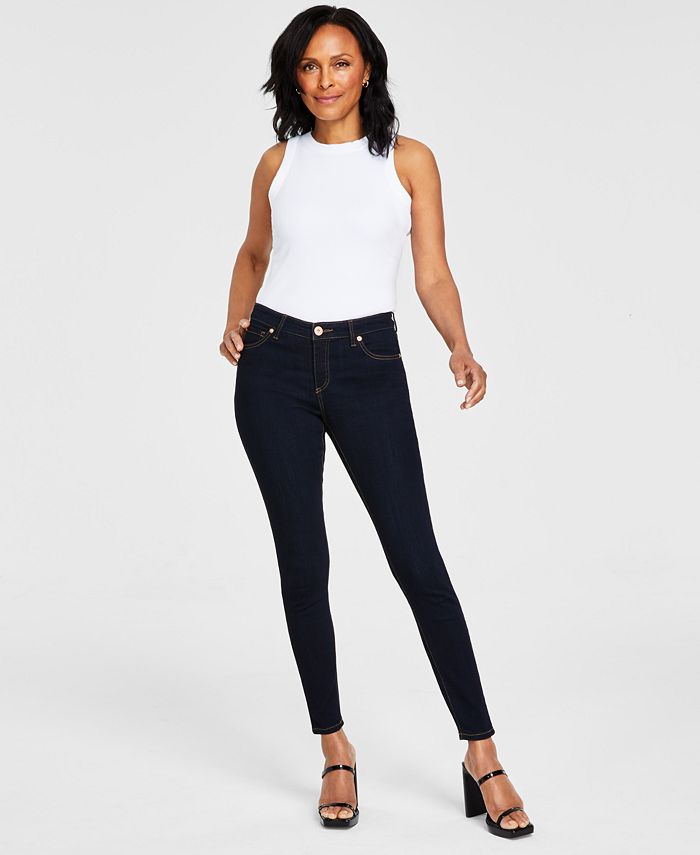 I.N.C. International Concepts Women's Mid Rise Skinny Jeans, Created for - Macy's