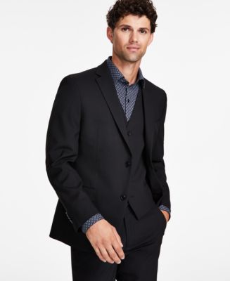 Alfani Men's Slim-Fit Stretch Solid Suit Jacket, Created for Macy's - Macy's