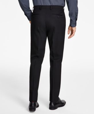 Men's Slim-Fit Stretch Solid Suit Pants, Created for Macy's 