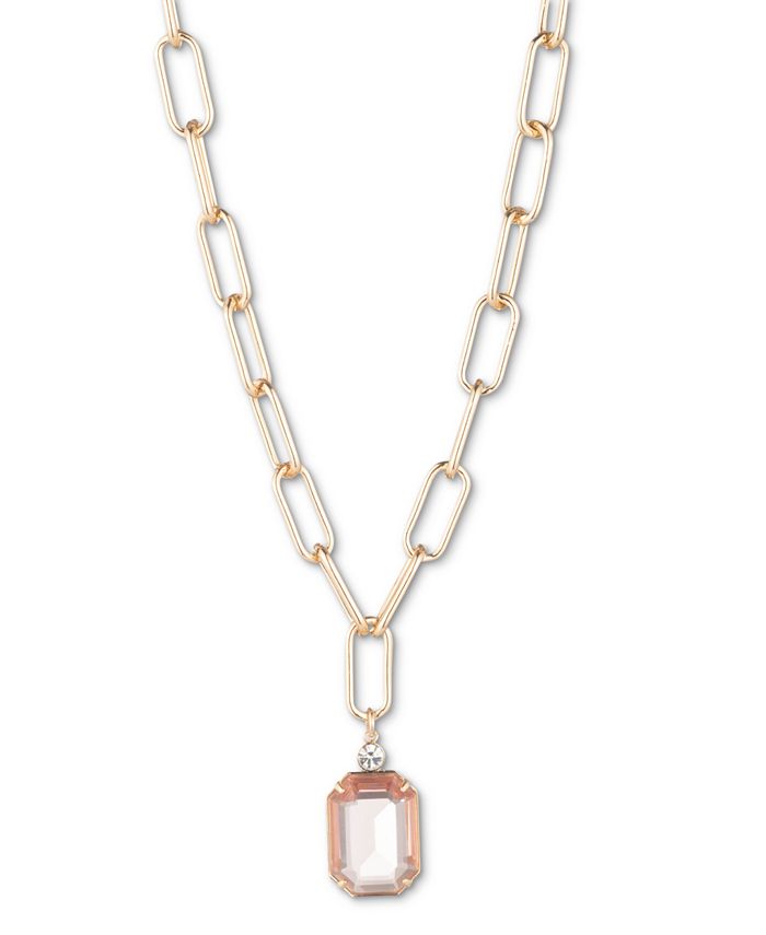 Givenchy Crystal Fireball Pendant Necklace 16 + 2 extender - Macy's