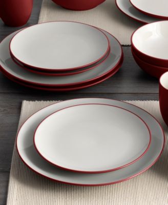Colorwave Coupe 16 Pc. Dinnerware Set, Service for 4