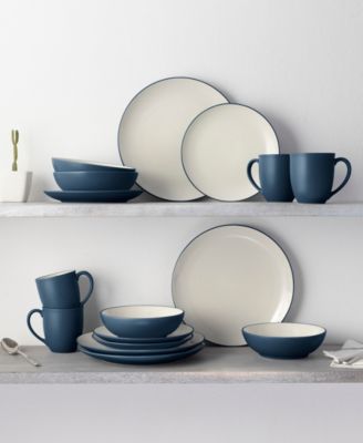 Colorwave Coupe 16 Pc. Dinnerware Set, Service for 4