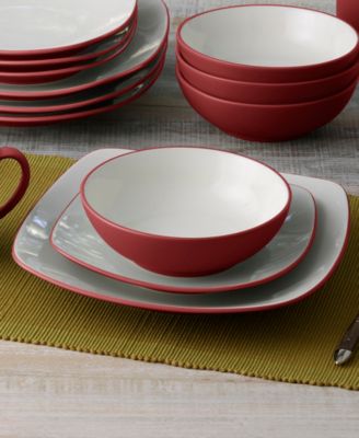Colorwave Square 16 Pc. Dinnerware Set, Service for 4