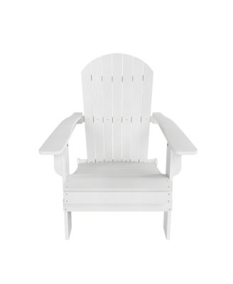 Outdoor Patio All-weather Folding Adirondack Chair