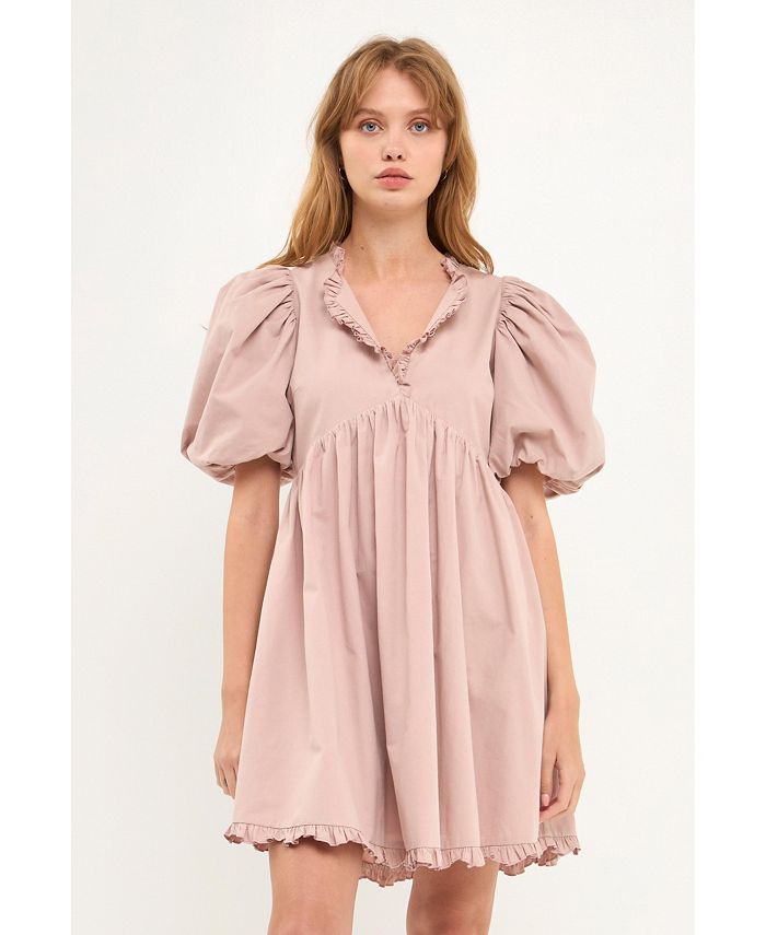 endless rose Women's Ruffle Detail Mini Dress - Macy's