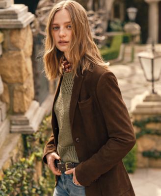 Lauren Ralph Lauren Women's Suede Blazer