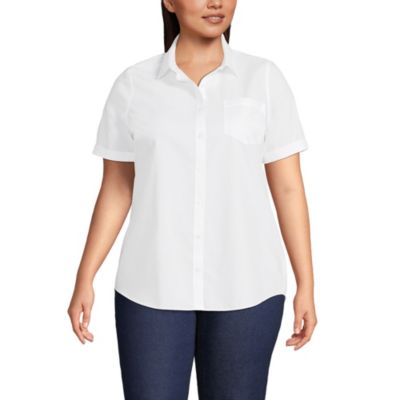 Plus Size Wrinkle Free No Iron Shirt