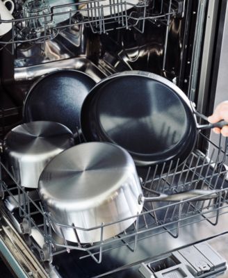 Venice Pro Noir Tri-Ply Stainless Steel 2 Piece Nonstick Frying Pan Set