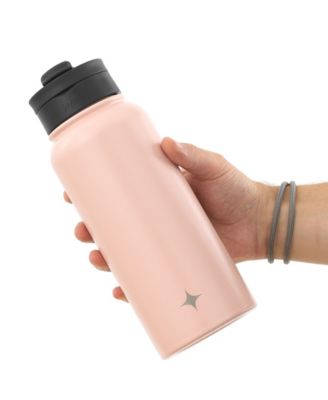 Water Bottle with Flip Lid, Sport Straw Lid, 32 oz