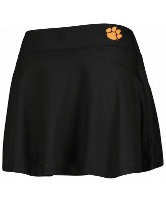 Women's Black Clemson Tigers Flowy Skort