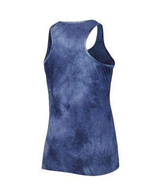 Women's Navy Cleveland Guardians Billboard Racerback Tank and Shorts Sleep Set