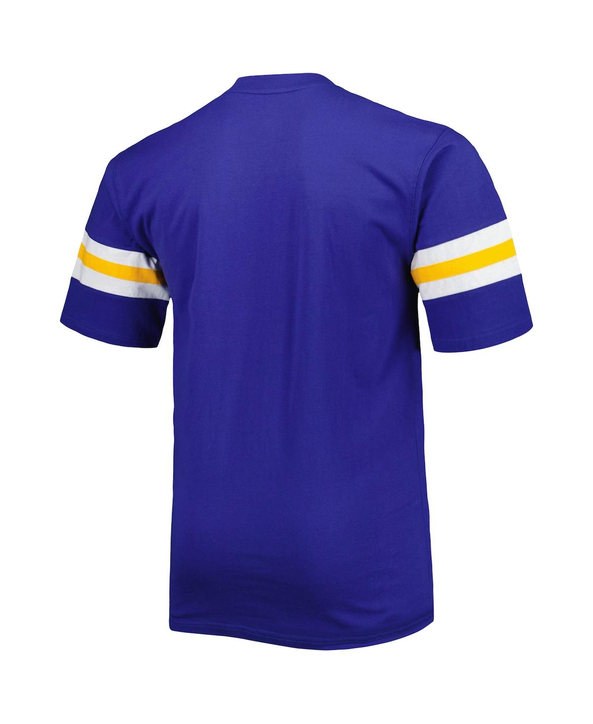 Fanatics Men's Royal Los Angeles Rams Big And Tall Arm Stripe T-shirt In Royal