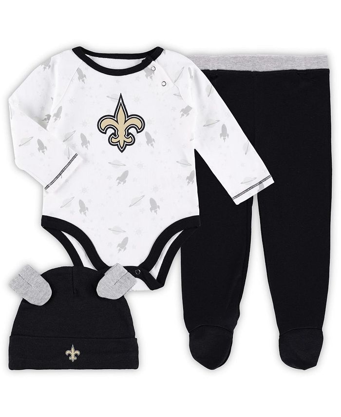 Outerstuff Newborn Boys and Girls Black San Francisco 49ers Team