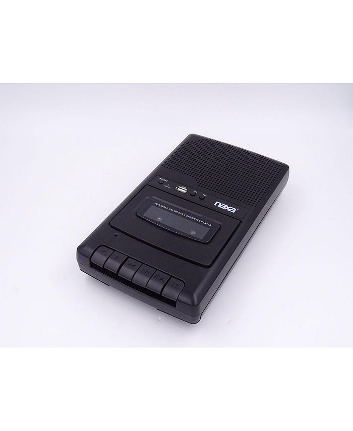 Naxa Portable Cassette Recorder & Digital Converter Macy's