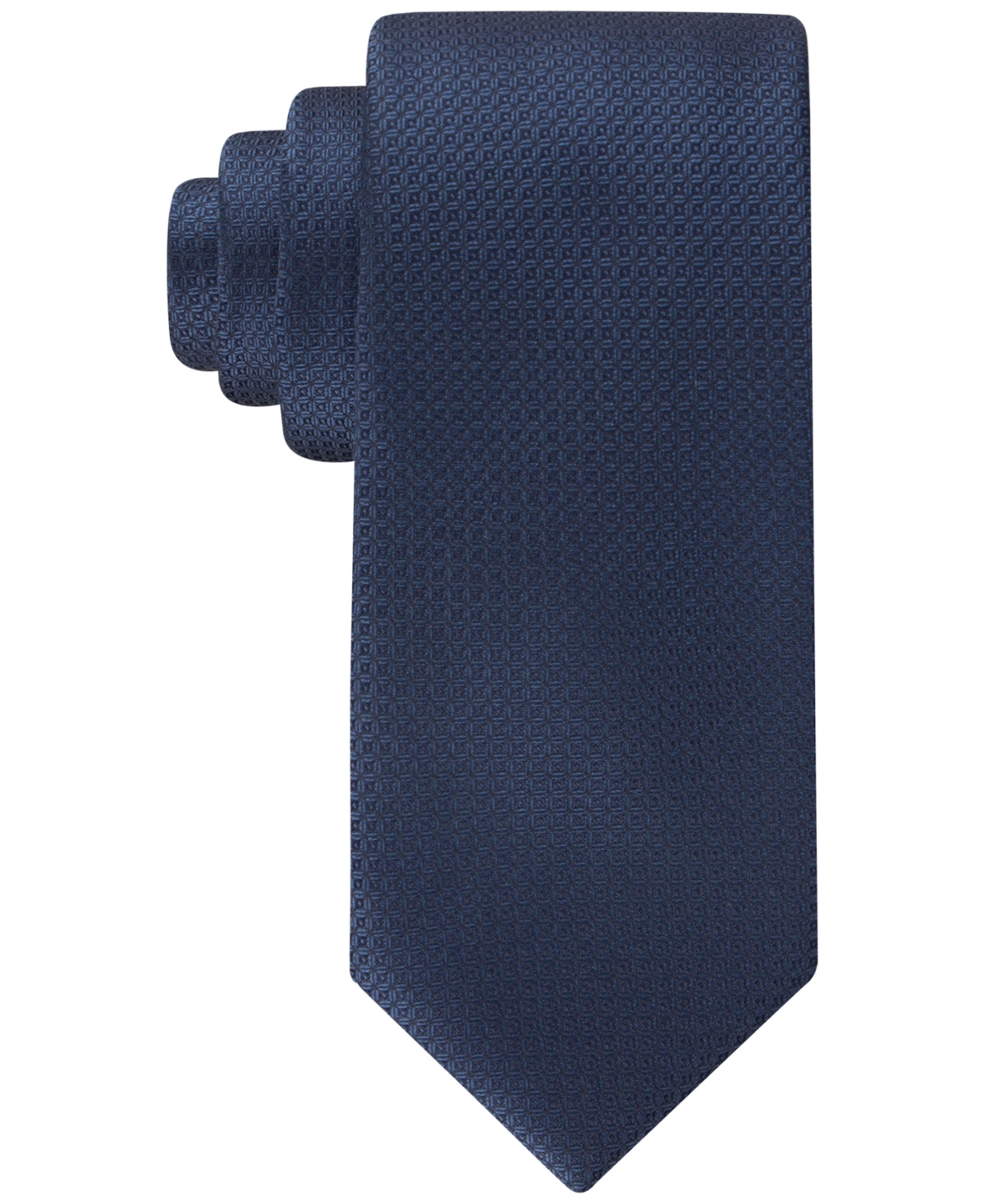 Calvin Klein Men's Micro-geo Tie In Navy
