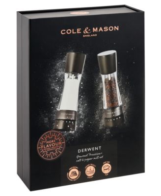 2 Piece Salt and Pepper Mill Derwent Wood Gift Set