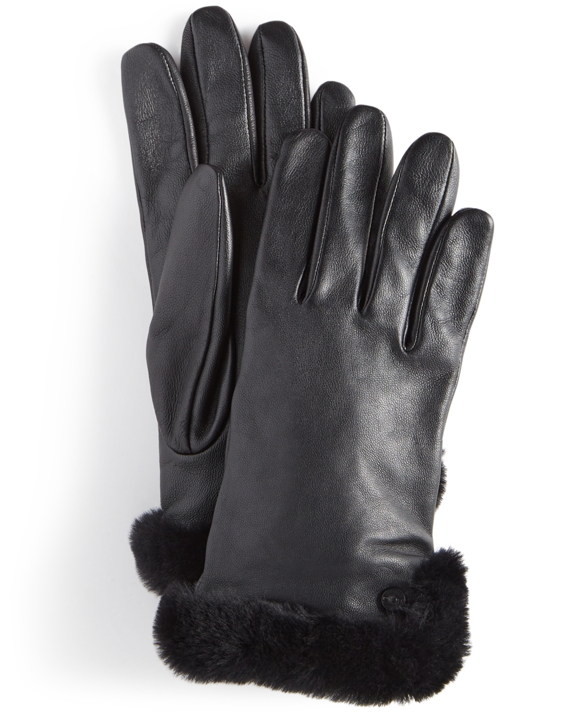 Ugg Women's Tech-Compatible Shearling Leather Gloves